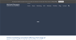 Desktop Screenshot of michaelparagon.com