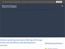 Tablet Screenshot of michaelparagon.com